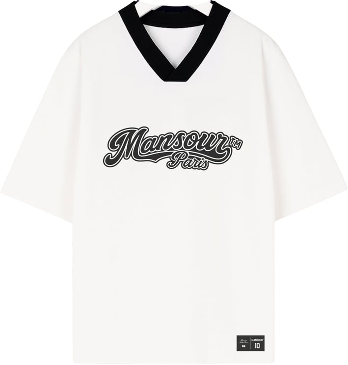Mansour Baseball Jersey White
