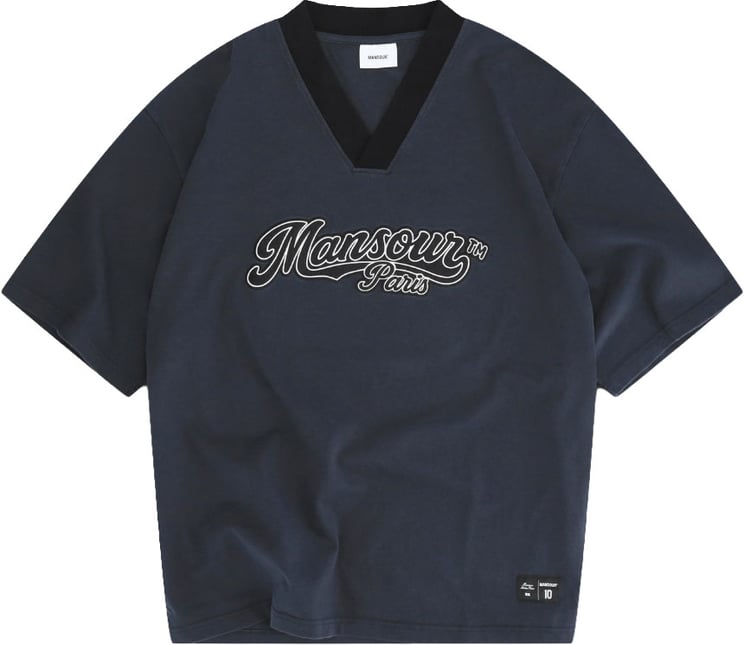 Mansour Baseball Jersey Navy
