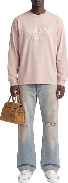 Mansour Paris College Longsleeve Dusty Pink