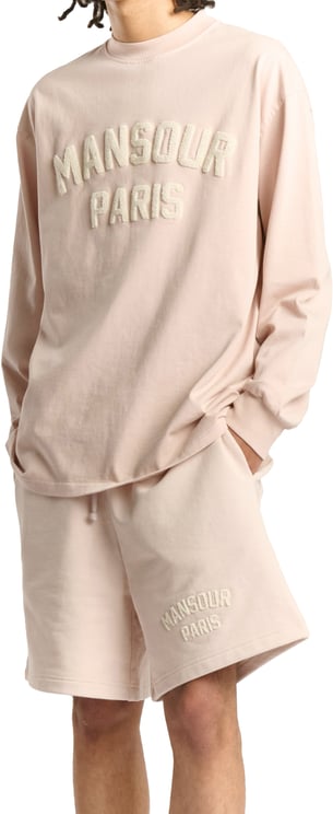 Mansour Paris College Short Dusty Pink