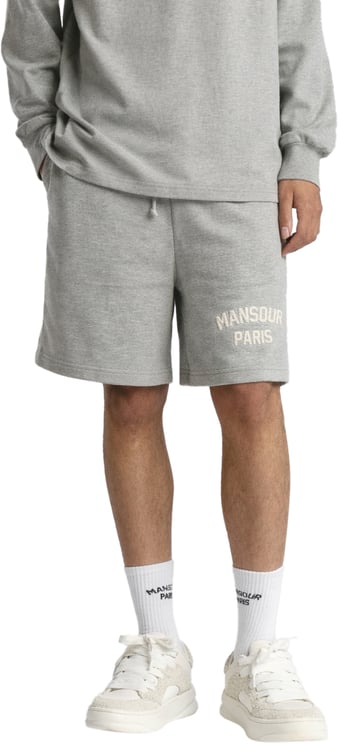 Mansour Paris College Short Heather Grey