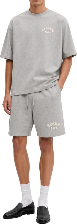 Mansour Paris College Short Heather Grey