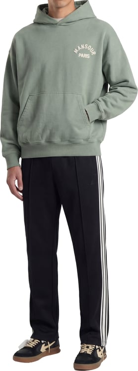 Mansour Paris College Hoodie Green Milieu