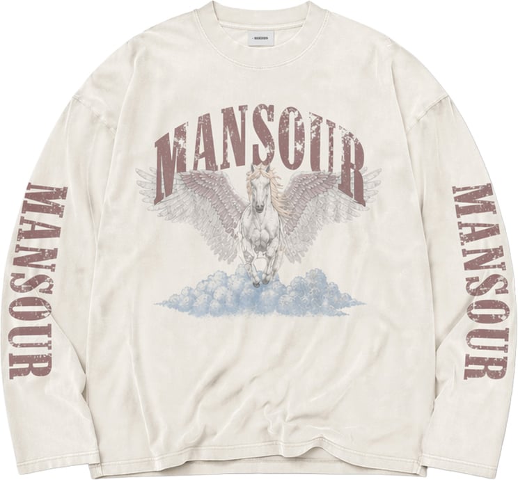 Mansour Cloud Runner Longsleeve Dusty White