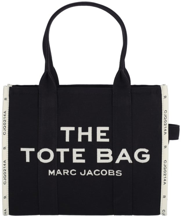 Marc Jacobs Large Tote Bag "The Jacquard Tote" – Black