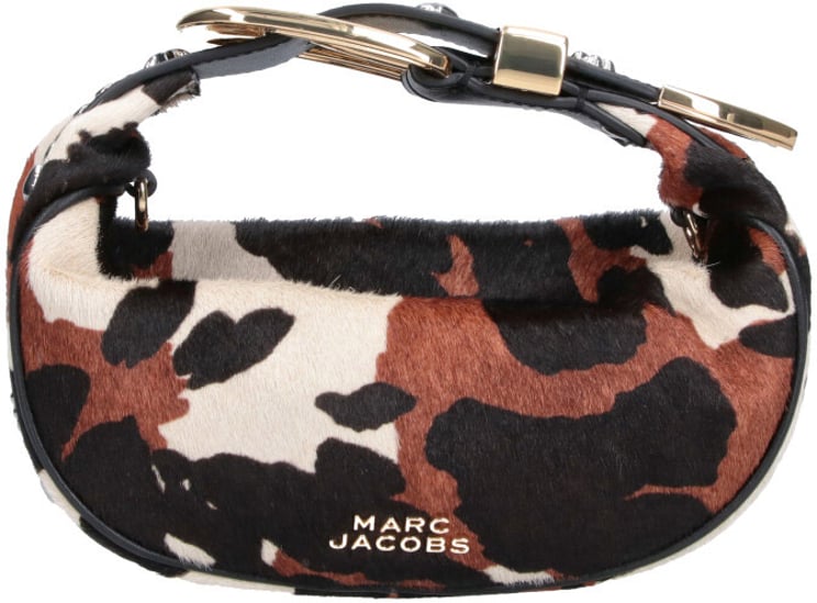 Marc Jacobs Brown The Party Bag Animal Print Bag