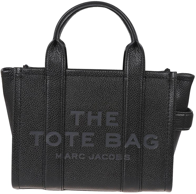 Marc Jacobs Structured Tote Bag With Pebbled Leather
