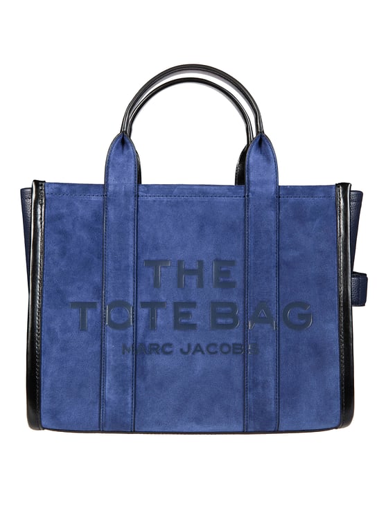 Marc Jacobs Blue The Medium Tote Suede Tote Bag