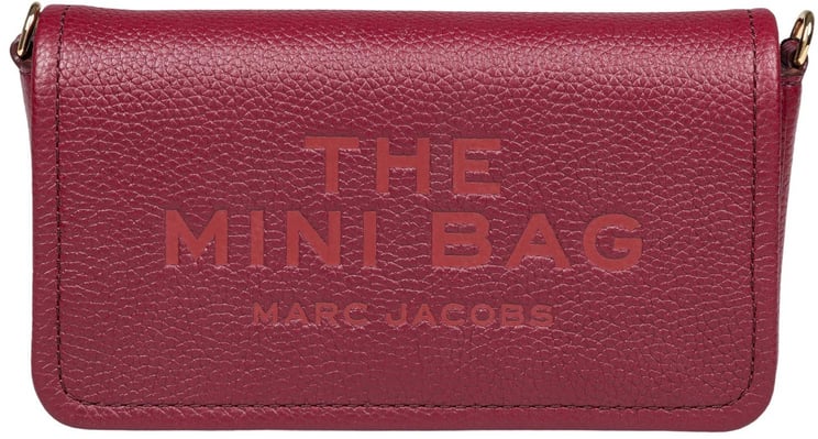Marc Jacobs Marc jacobs the mini bag in leather, cherry color