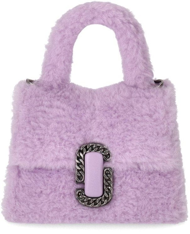 Marc Jacobs MARC JACOBS THE TEDDY ST. MARC MINI TOP HANDLE LAVENDER BAG