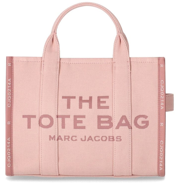 Marc Jacobs MARC JACOBS THE JACQUARD MEDIUM TOTE ROSE HANDBAG