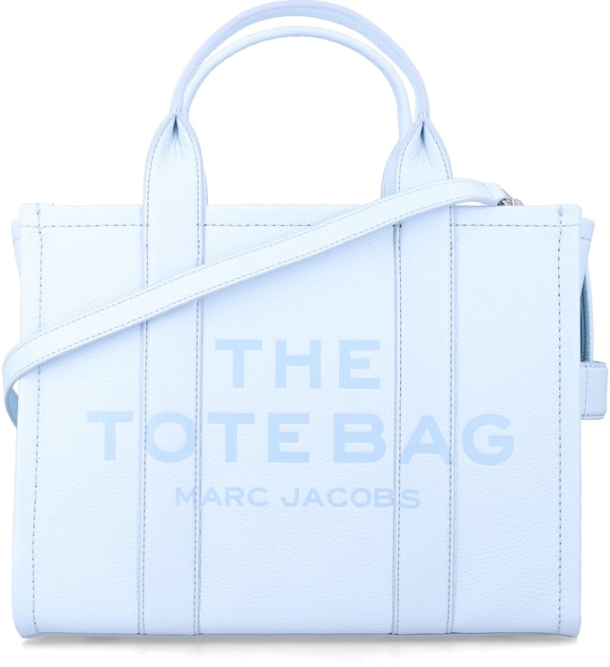 Marc Jacobs The Medium Tote Leather Cloud Blue