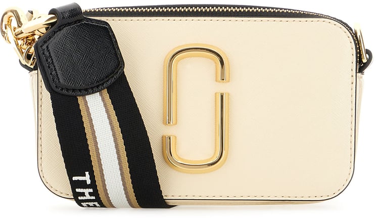 Marc Jacobs Marc Jacobs Two-tone leather Snapshot crossbody bag