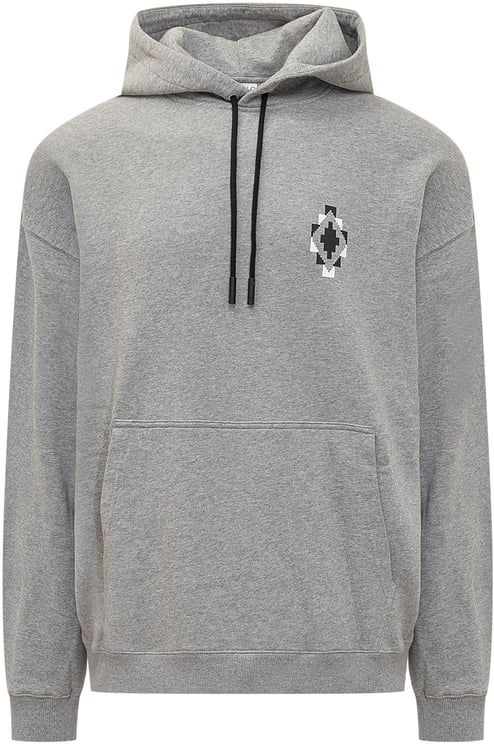 Marcelo Burlon Felpa Bandana con Cappuccio