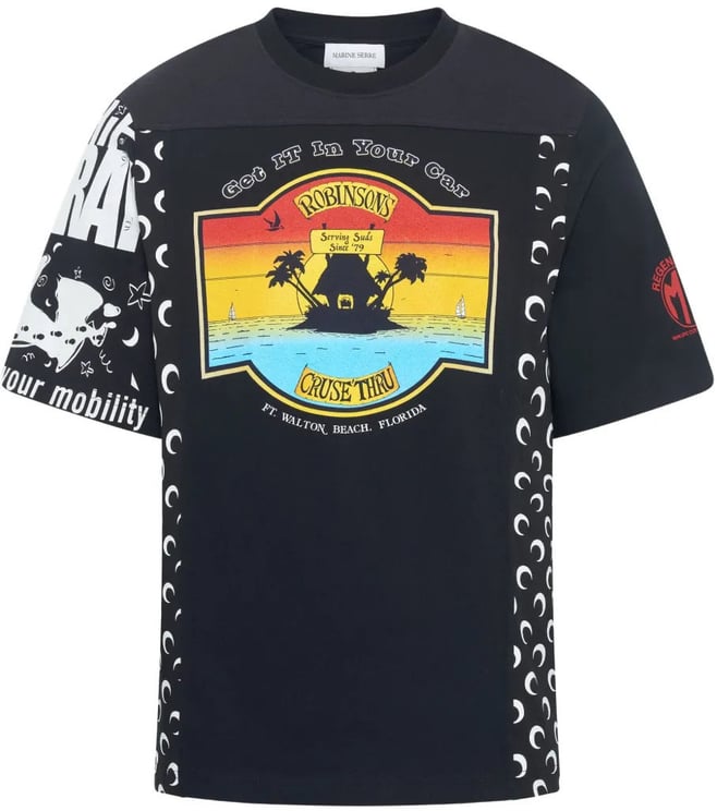 Marine Serre T-Shirts And Polos Black