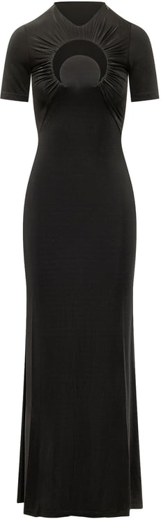 Marine Serre Moon Hole Long Dress