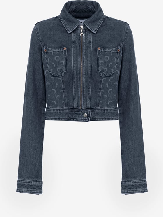 Marine Serre Coats Blue