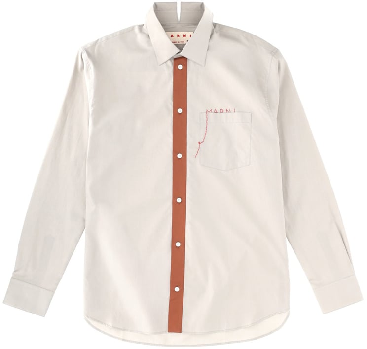 Marni SHIRT WITH EMBROIDERED LOGO