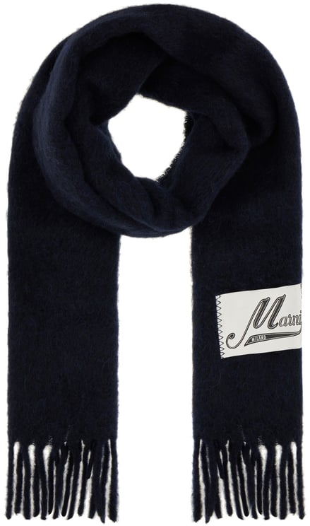 Marni Marni Black alpaca blend scarf