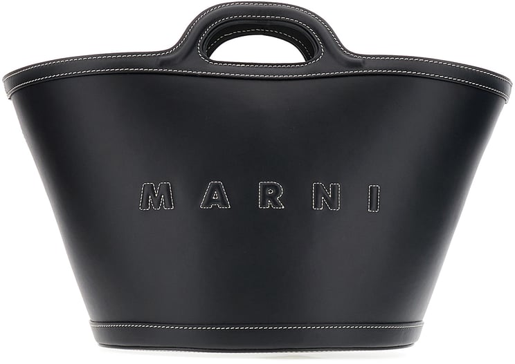 Marni Marni Black leather big Tropicalia handbag