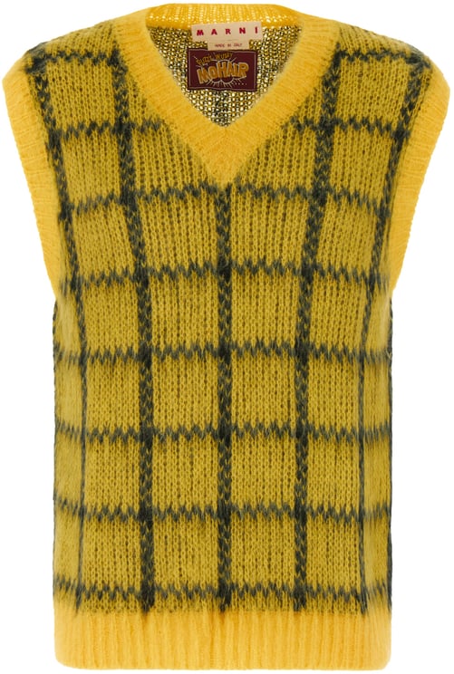 Marni Marni Embroidered acetate blend vest