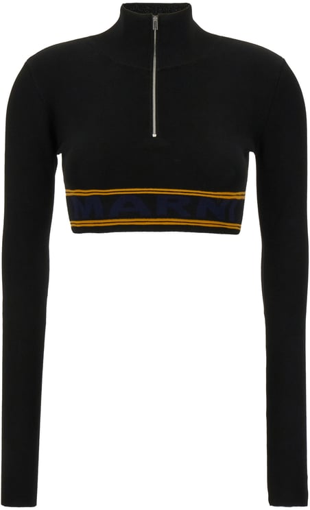 Marni Marni Black viscose blend top