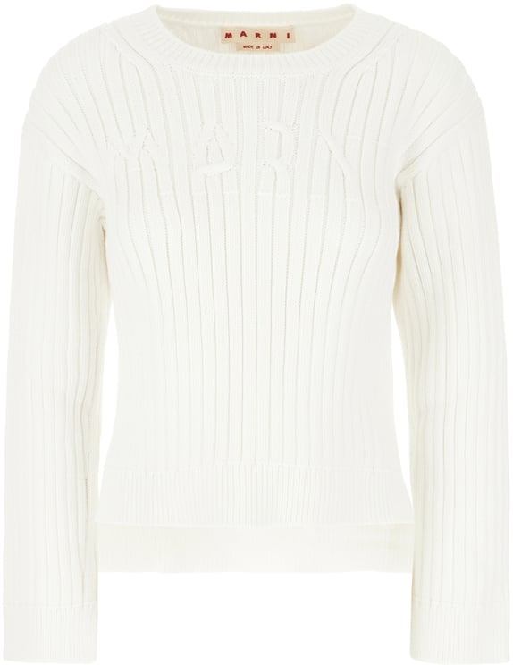 Marni Marni White cotton blend sweater