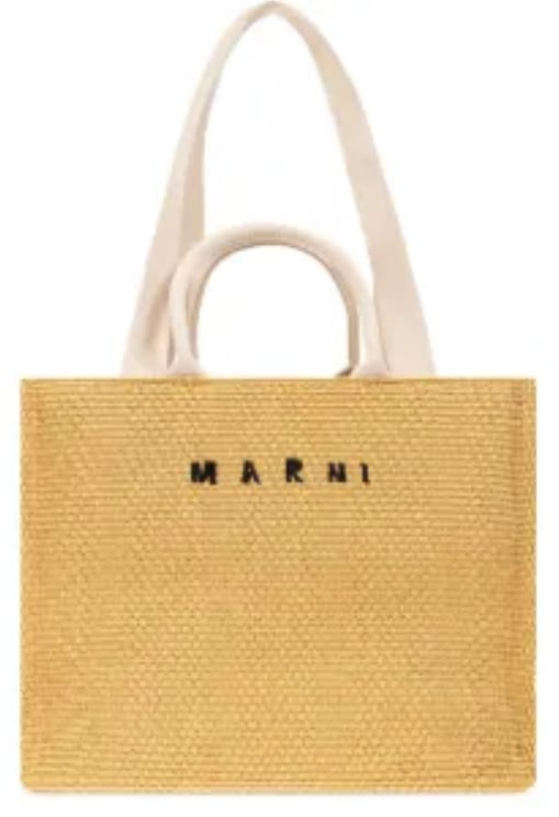 Marni Large Basket Yellow