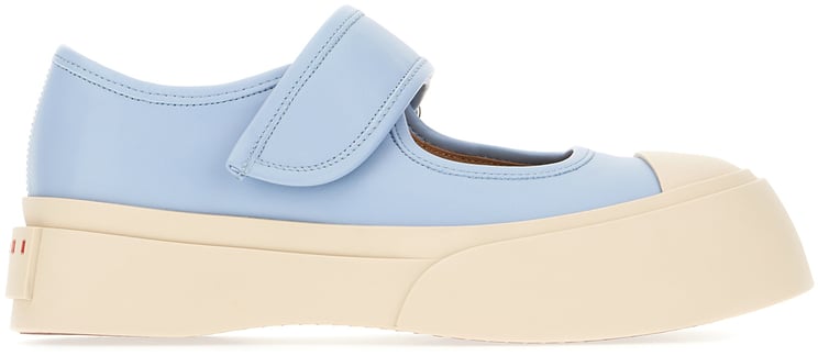Marni Marni Powder blue nappa leather Mary Jane ballerinas