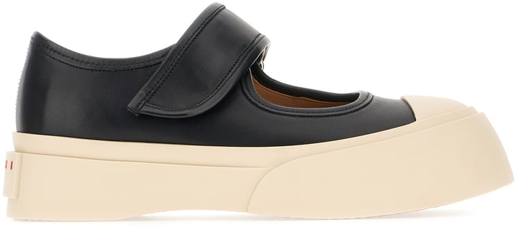 Marni Marni Black nappa leather Mary Jane ballerinas