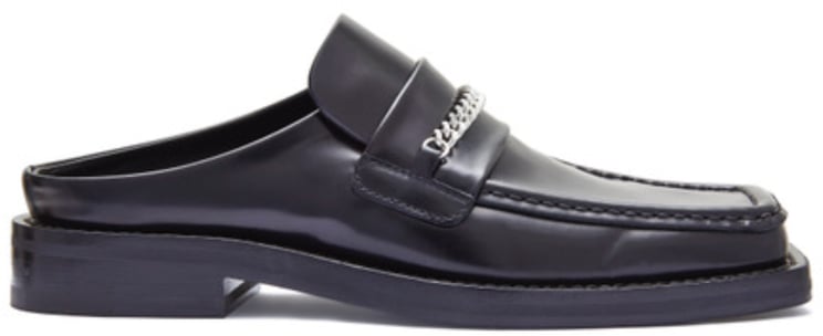 Martine Rose W Square Toe Mule Black