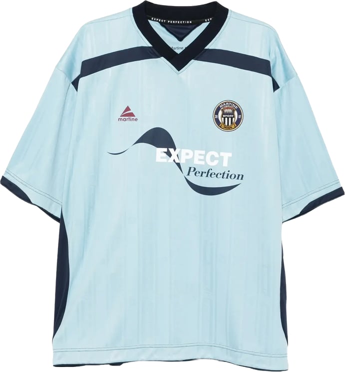 Martine Rose Football Top Blue Light