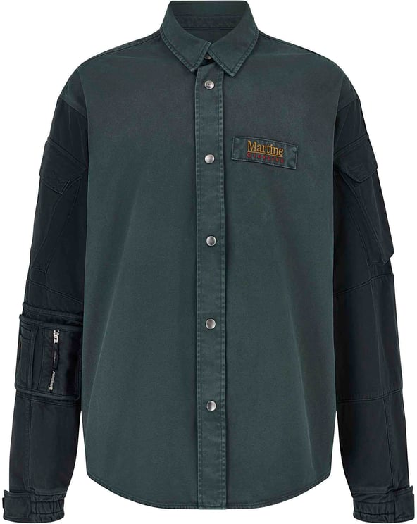 Martine Rose Shirts Verde Scuro