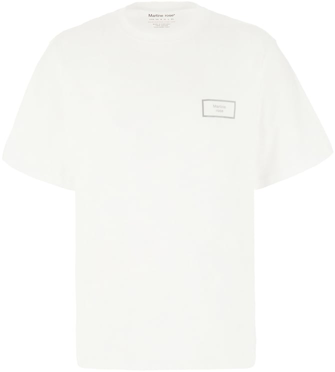 Martine Rose Martine Rose White cotton t-shirt