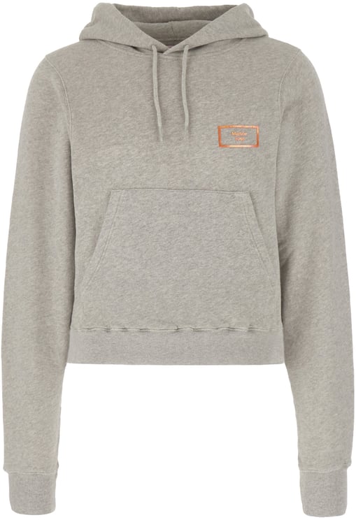 Martine Rose Martine Rose Melange grey cotton sweatshirt