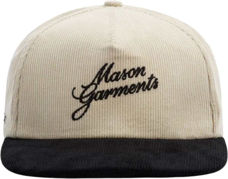 Mason Garments Mason Garments Cap Bicolore Petten Zwart Acc-27