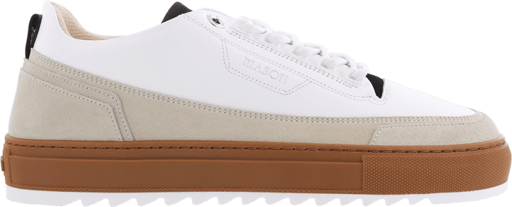 Mason Garments Heren Firenze Sneaker Beige/Wit