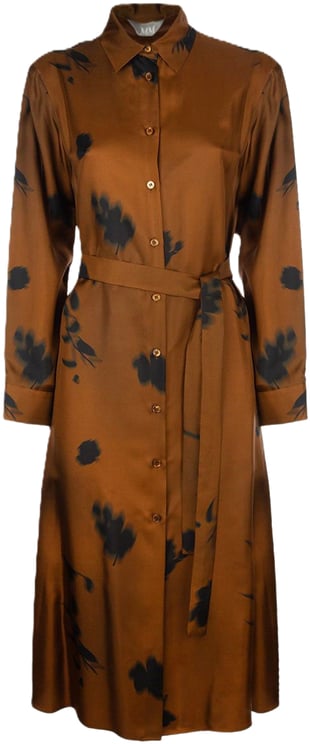 Max Mara Dresses Leather Brown