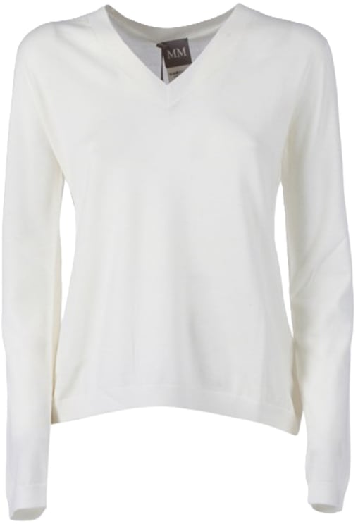 Max Mara Sweaters Bianco Avorio