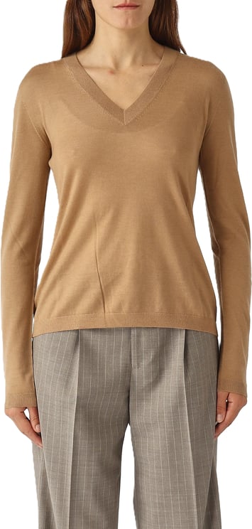Max Mara Sweaters Camel