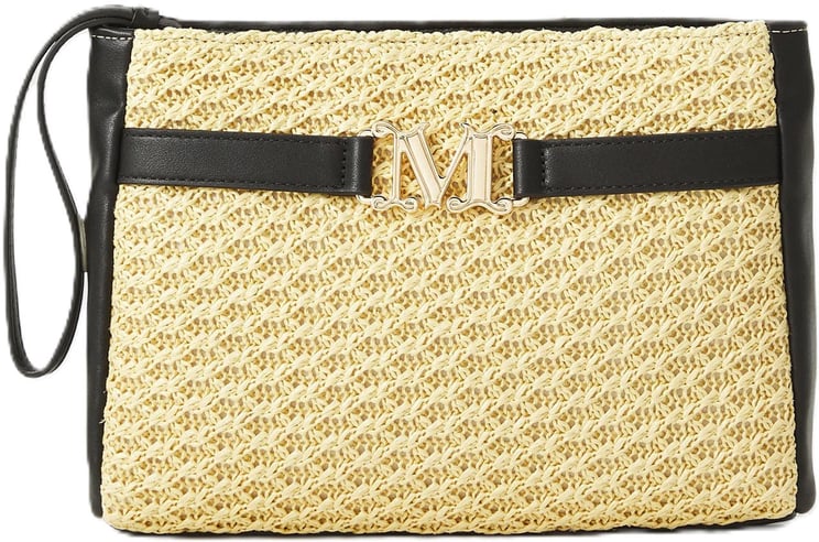 Max Mara Bags Beige Bicolore Nero