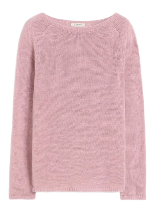 Max Mara Relaxed Fit Knit Top in Breathable Linen