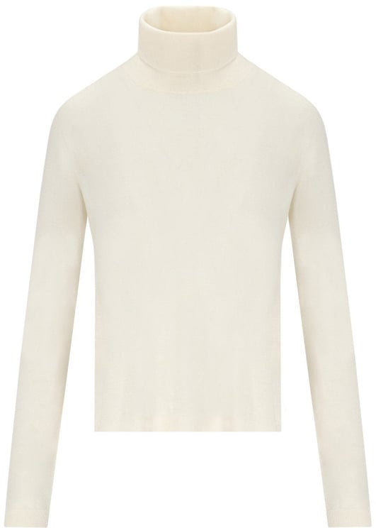 Max Mara MM MAX MARA ADRIA IVORY TURTLENECK SWEATER