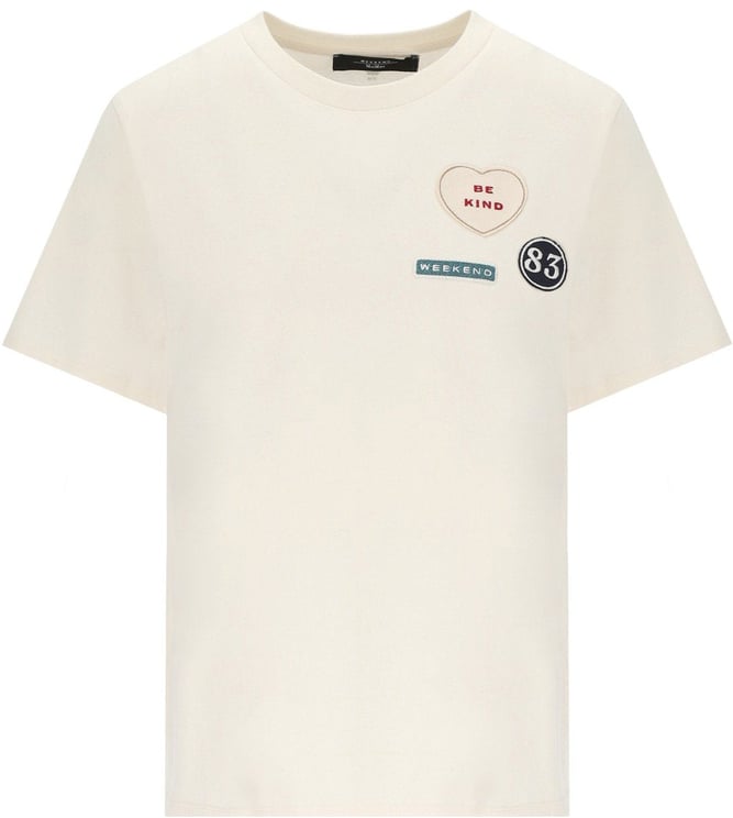 Max Mara MAX MARA WEEKEND WEST ECRU T-SHIRT