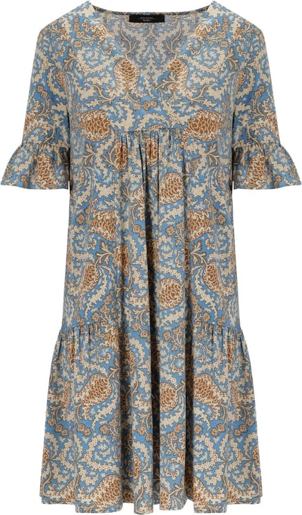 Max Mara MAX MARA WEEKEND FUOCO MULTICOLORED DRESS