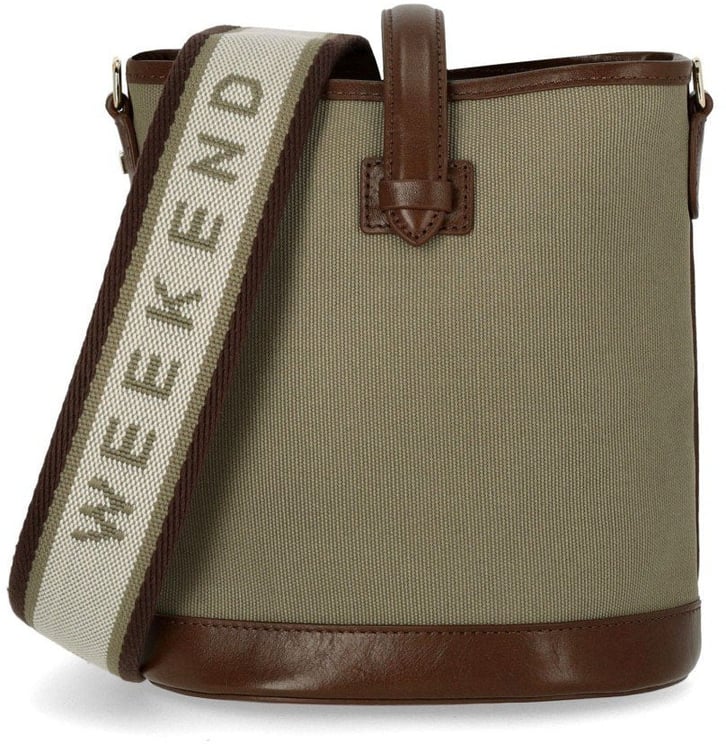 Max Mara MAX MARA WEEKEND VASAIO MUD BUCKET BAG