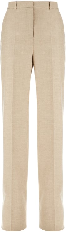 Max Mara Max Mara Studio Sand stretch wool pants
