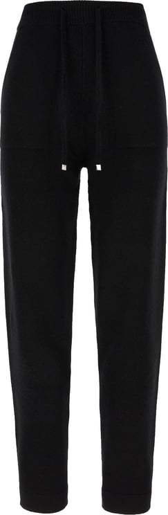 Max Mara Max Mara S Black wool and cashmere joggers