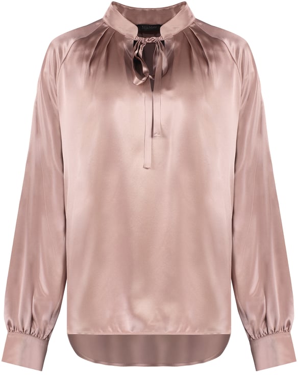 Max Mara Tamigi Silk blouse with bow
