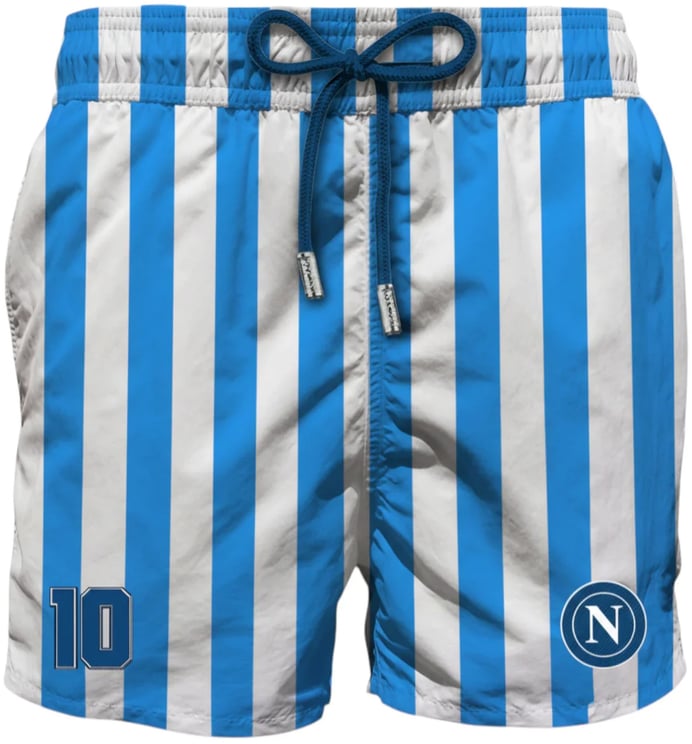 MC2 Saint Barth Sea Clothing Azzurro/Bianco